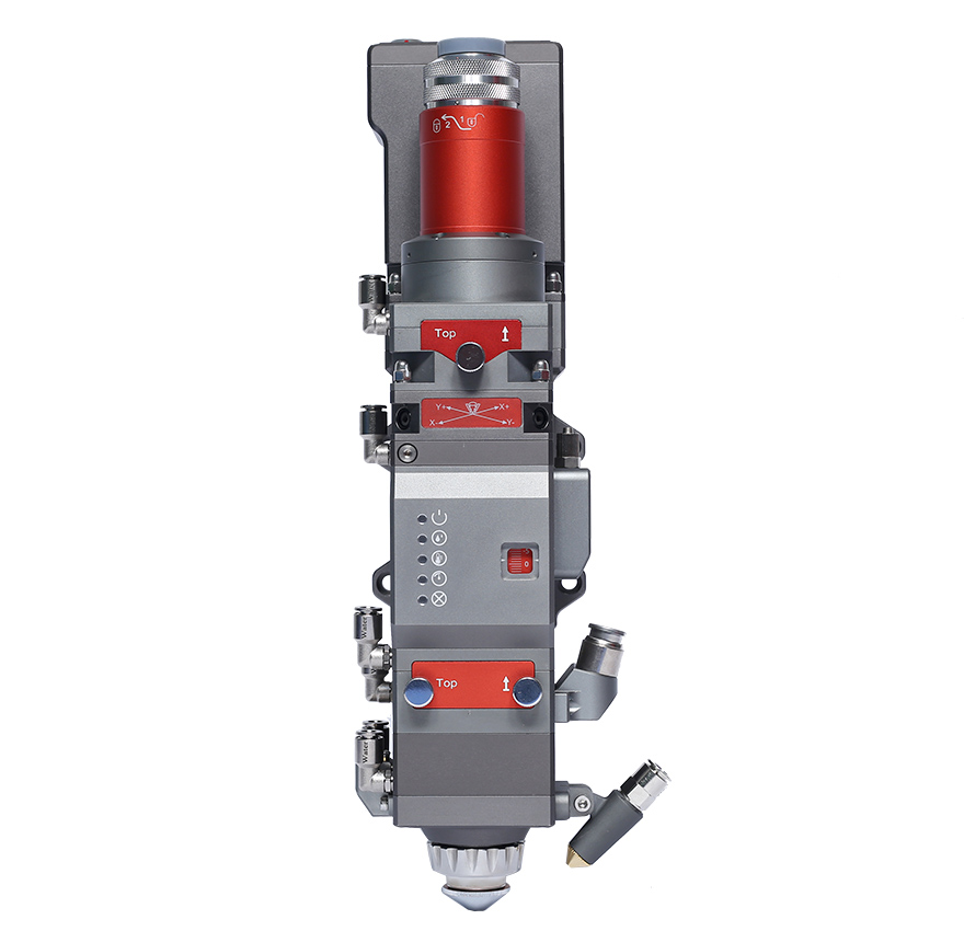 采用特殊水冷設(shè)計(jì)的激光切割頭 采用特殊水冷設(shè)計(jì)的激光切割頭